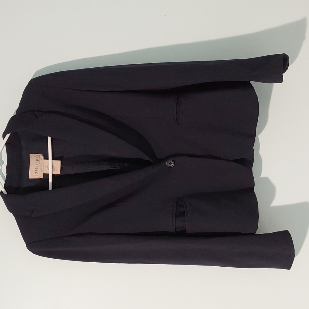 Philosophy Republic Clothing Blazer. Navy Blue. Size Small.‎